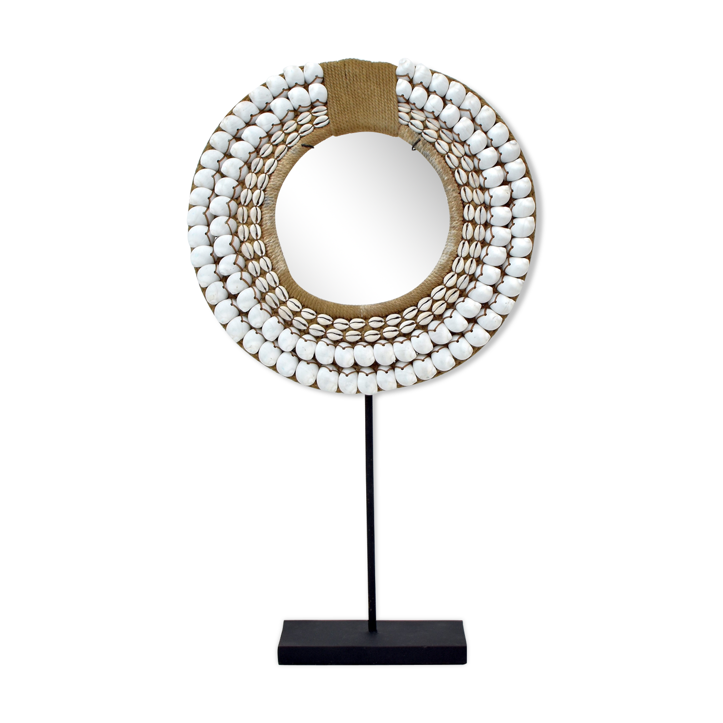 Papou necklace braided in shell