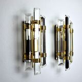 Pair of Venini sconces, Italy, 1980