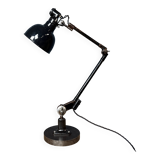 Rademacher black table lamp with enamel shade