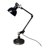Rademacher black table lamp with enamel shade