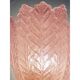 Paire d'appliques en verre de Murano rose