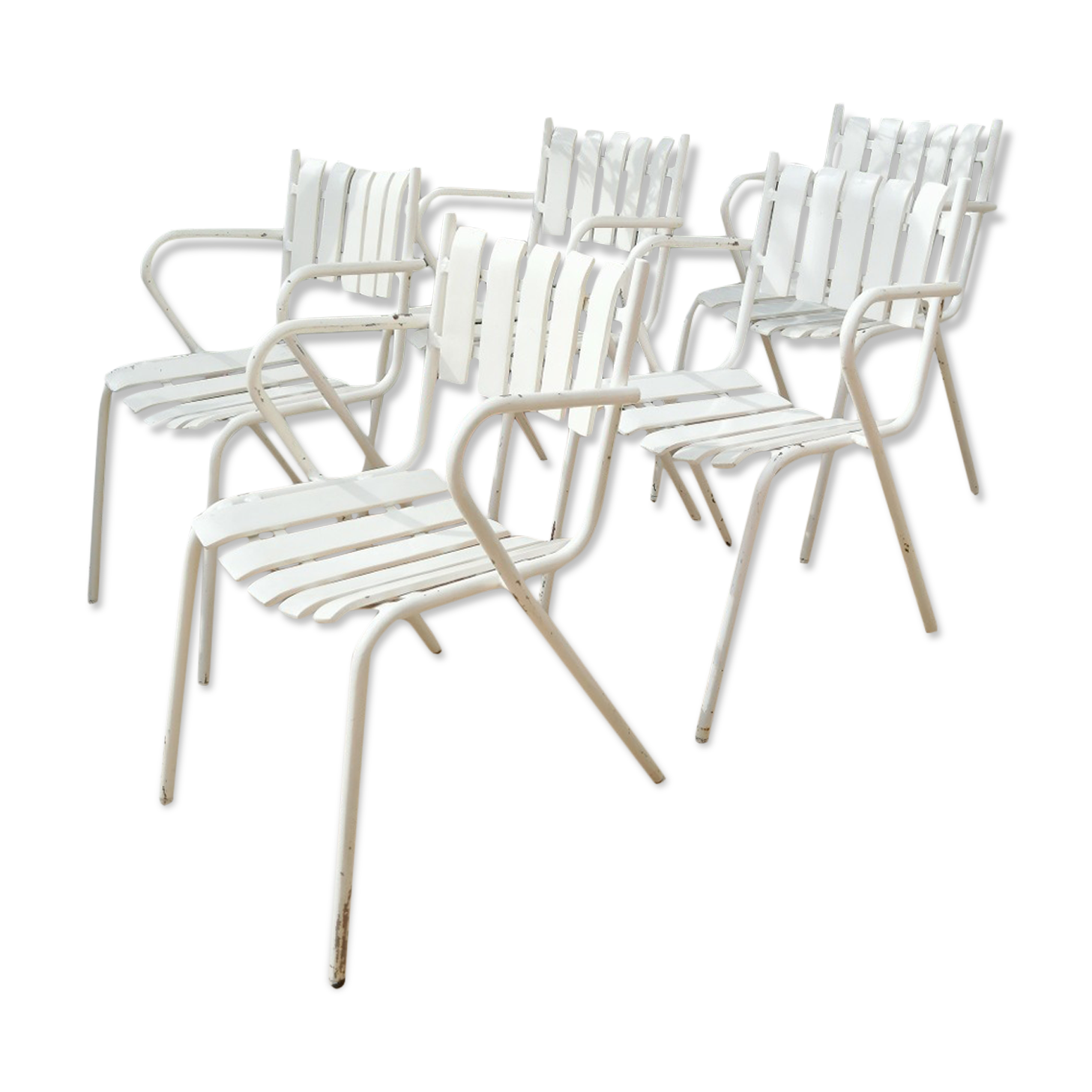 Vintage garden armchairs