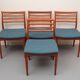 Set of 4 diningchairs teak, Erving Harland for Soro Chairs
