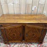 Hunting-style buffet in cherry wood