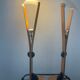 Paire de lampes domus des années 70