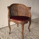 Fauteuil de Bureau Louis XV canné XIXeme