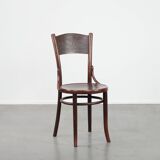 Vintage timeless wooden Cosmos bistro design chair with beautiful carvings