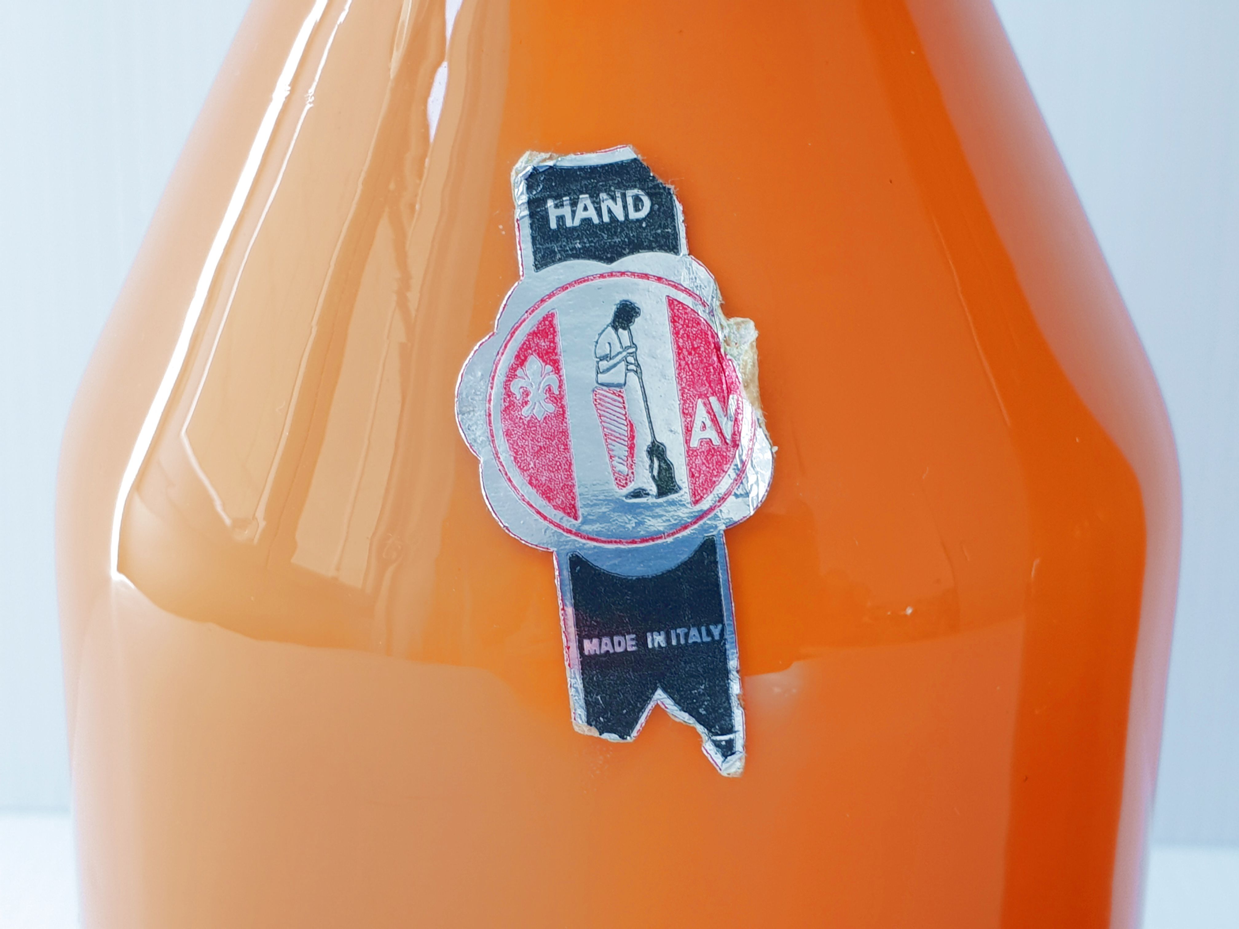 Pair of vintage AV Mazzega vases 1960