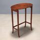 Antique mahogany coffee tables, carved frame, 19th century.