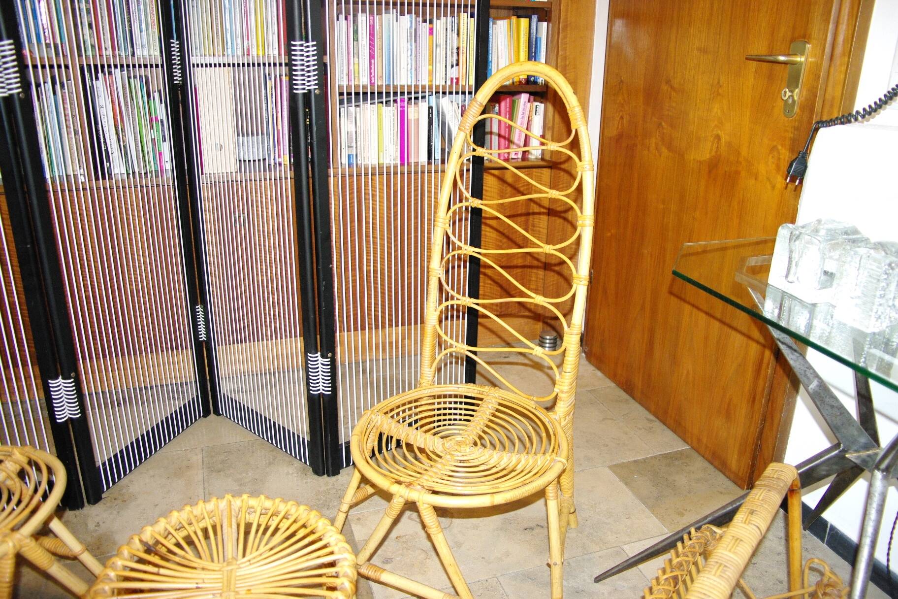 VINTAGE BAMBOO LIVING ROOM SET  1960s