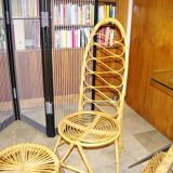 VINTAGE BAMBOO LIVING ROOM SET  1960s