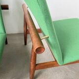 Pair of Finn Juhl Armchair model “Japan” France & Son