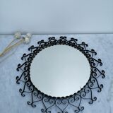 Mirror sun wrought iron 35cm