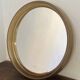 Miroir circulaire en plastique, brun fumé, années 70