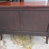 Empire style chest of drawers with gooseneck