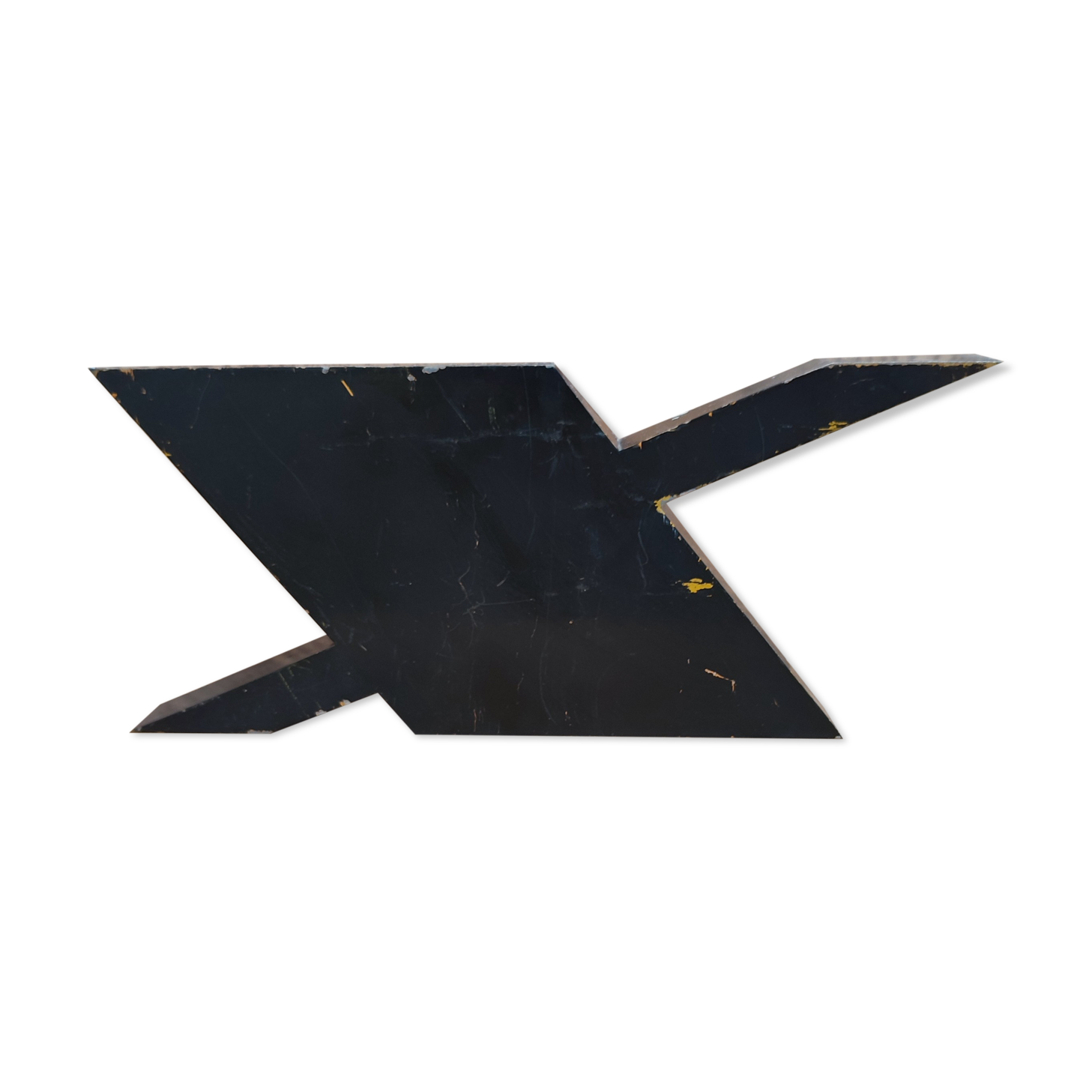 Vintage sign letter X year 50