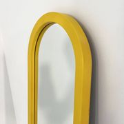 Miroir jaune par Anna Castelli Ferrieri pour Kartell 1980