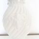 White opaline vase