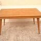 Table vintage pieds compas