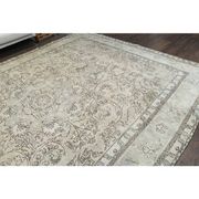 1970s Vintage Persian Handmade Wool Cotton Brown Area Rug 292x388