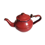 Small enamelled teapot