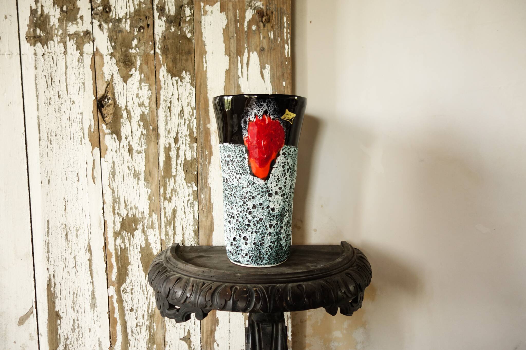 Lava Vallauris vase from the 70s