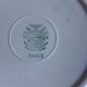 Lot de 3 assiettes plates Villeroy & Boch – vert amande & blanc