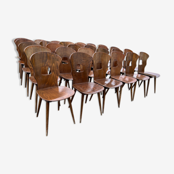 Lot 32 Baumann chairs, Gentian model