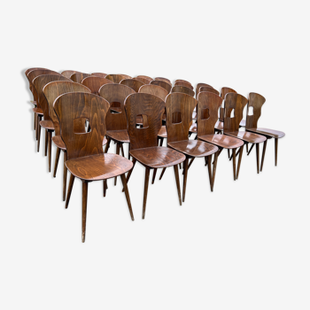 Lot 8 chaises Baumann, modèle Gentiane