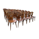 Lot 8 Baumann chairs, Gentian model