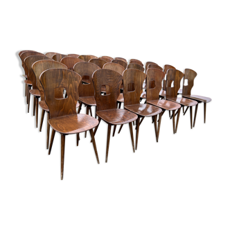 Lot 8 Baumann chairs, Gentian model