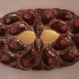 9-piece oyster service vallauris 1960s