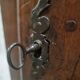Armoire à linge, bonnetière ancienne en merisier français