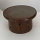 Glazed pottery water butter dish