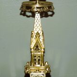 Rare pair of 19th century bronze candlesticks