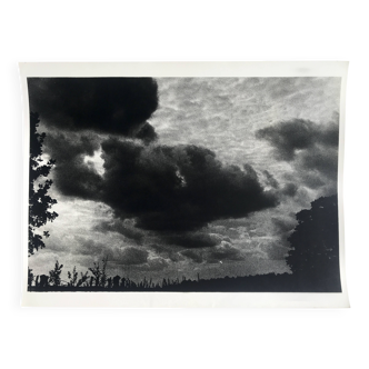 Rosine nusimovici, untitled (cloud i), c 1980. black and white silver print