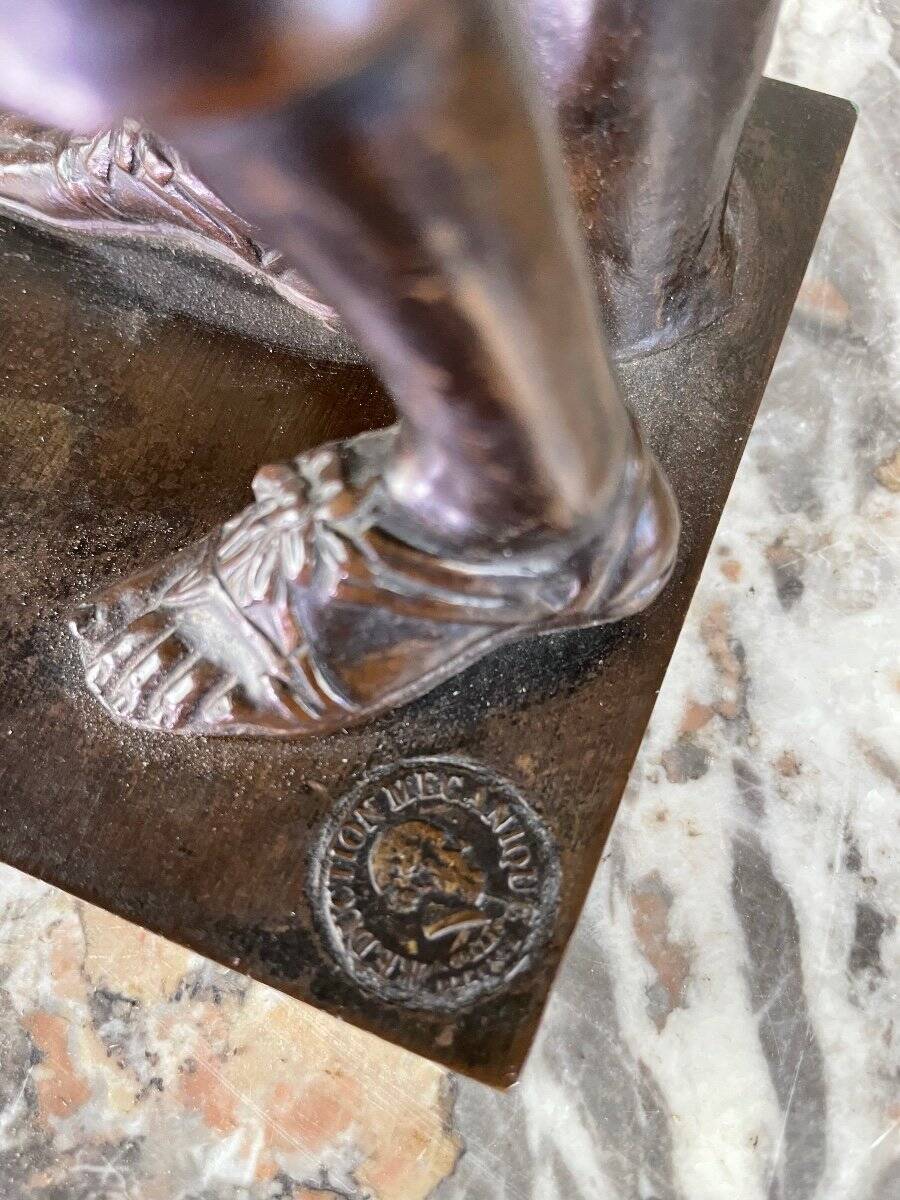 Diane de Gabies, bronze after the antique in marble