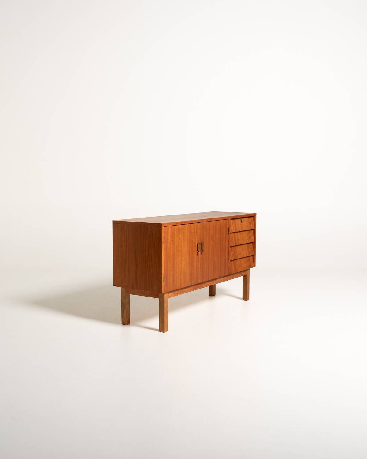 Scandinavian Teak Sideboard, Mid-Century
