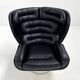 Elda armchair in white and black by Joe Colombo for Comfort, 1960