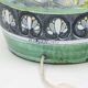 XXL lamp by M Zawadski, hand-painted Tilgmans, Sweden, 1961, signed and dated.