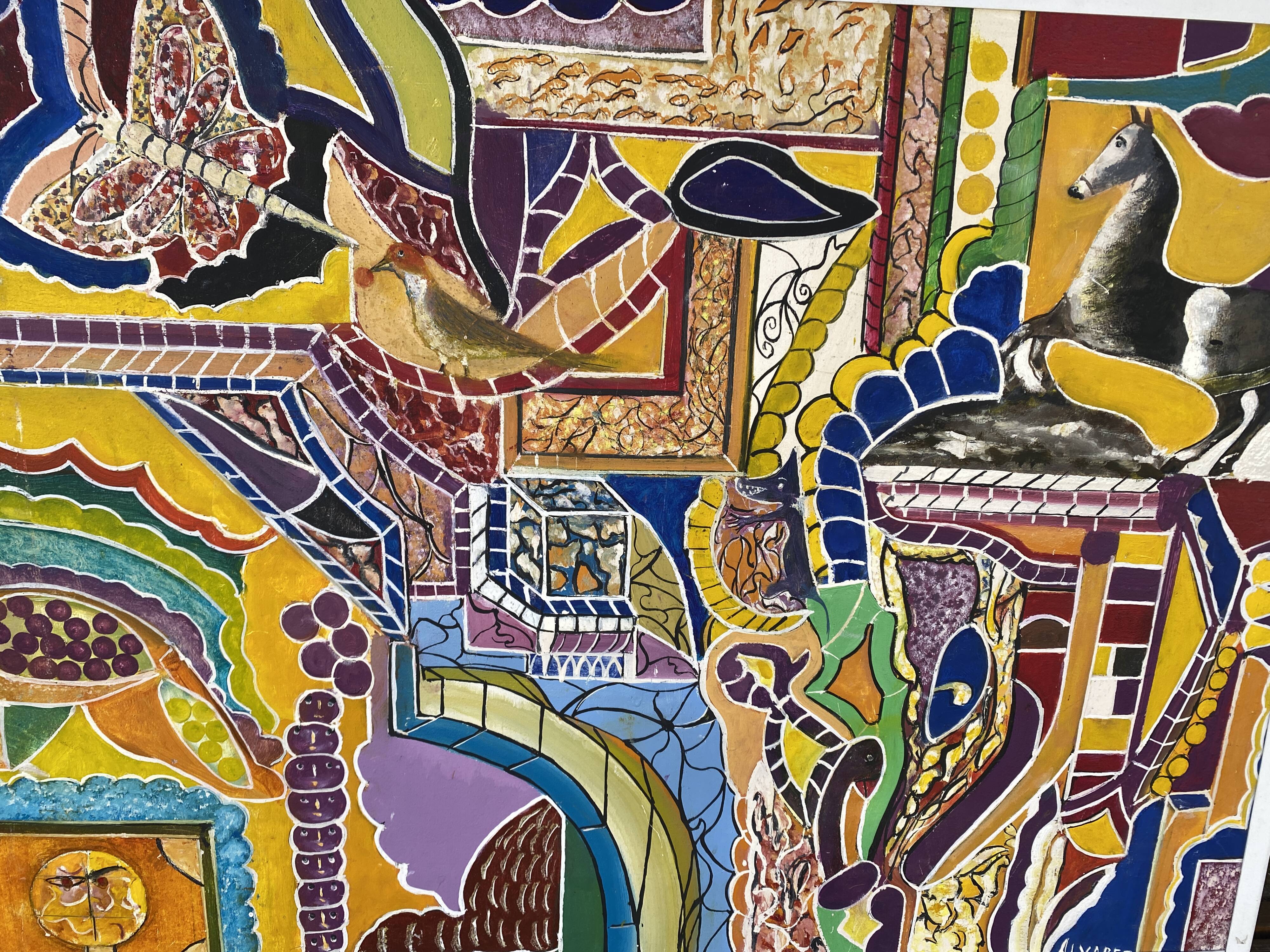 Spanish abstract painting