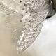 Hanging lamp, 2 m fabric cable, porcelain ceiling rose