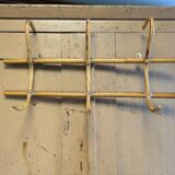 Vintage Rattan Wall Coat Rack