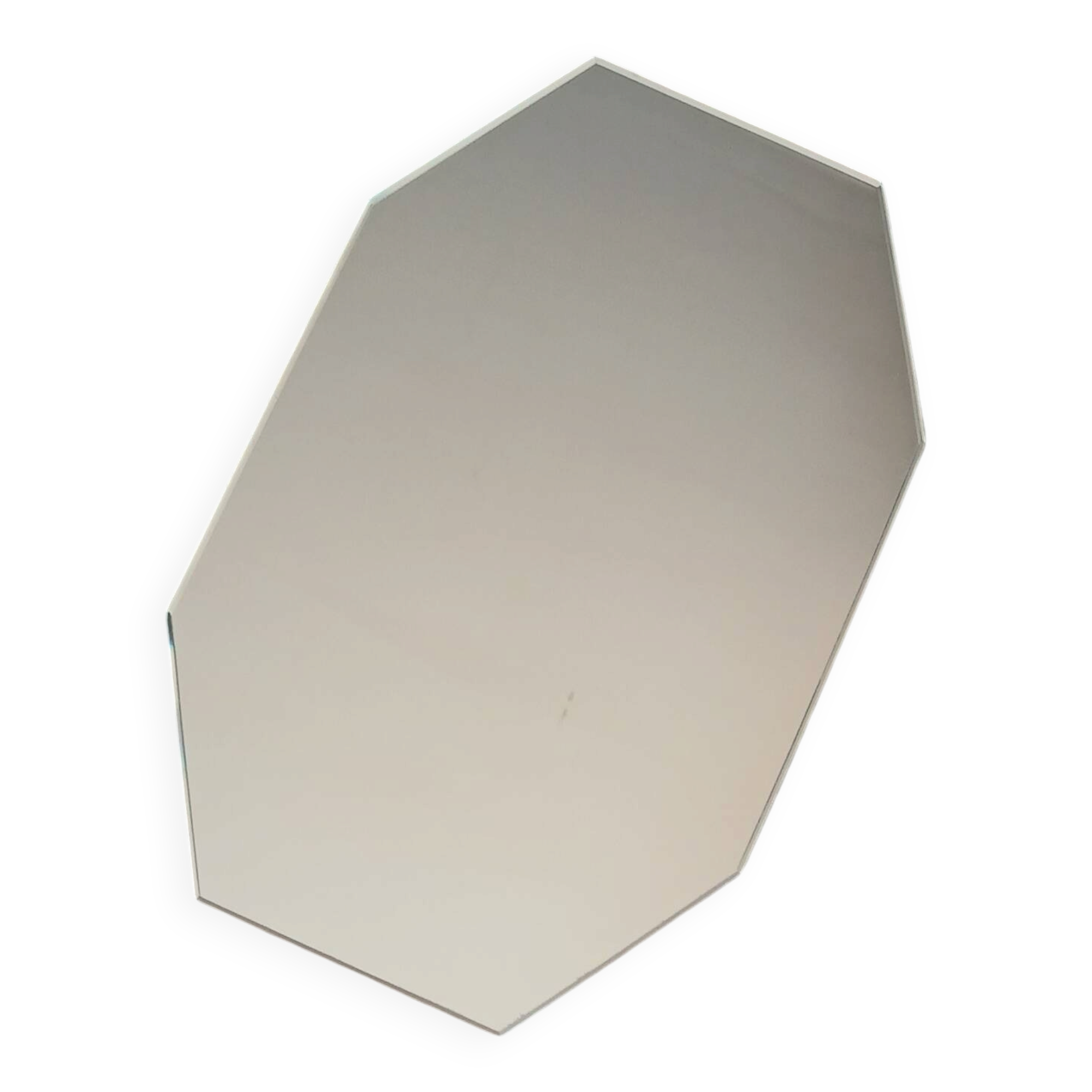 Antique hexagonal mirror