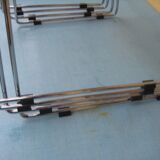 Lot of 4 metal chairs