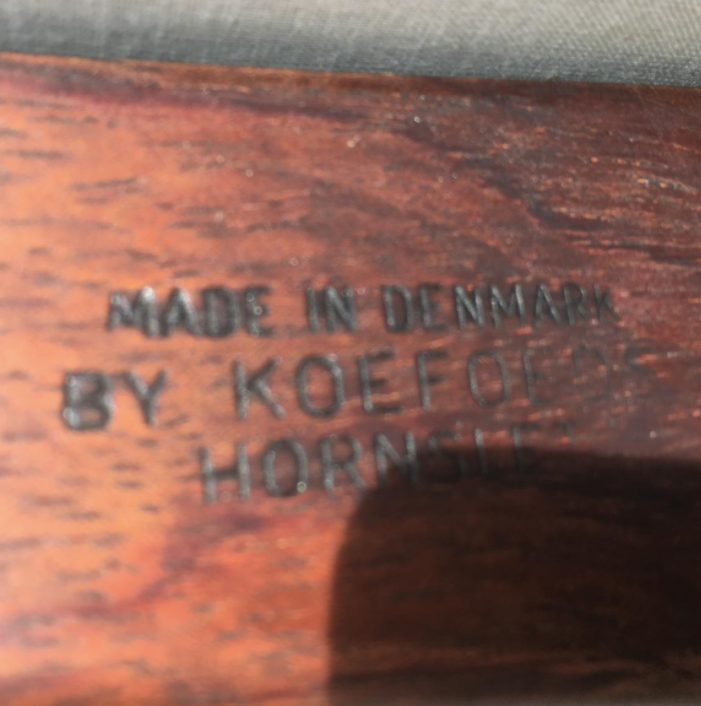 Set of 6 chairs Danish rosewood Estampillees twentieth century