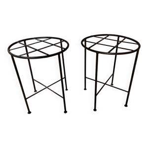 lot de 2 tabourets/tables