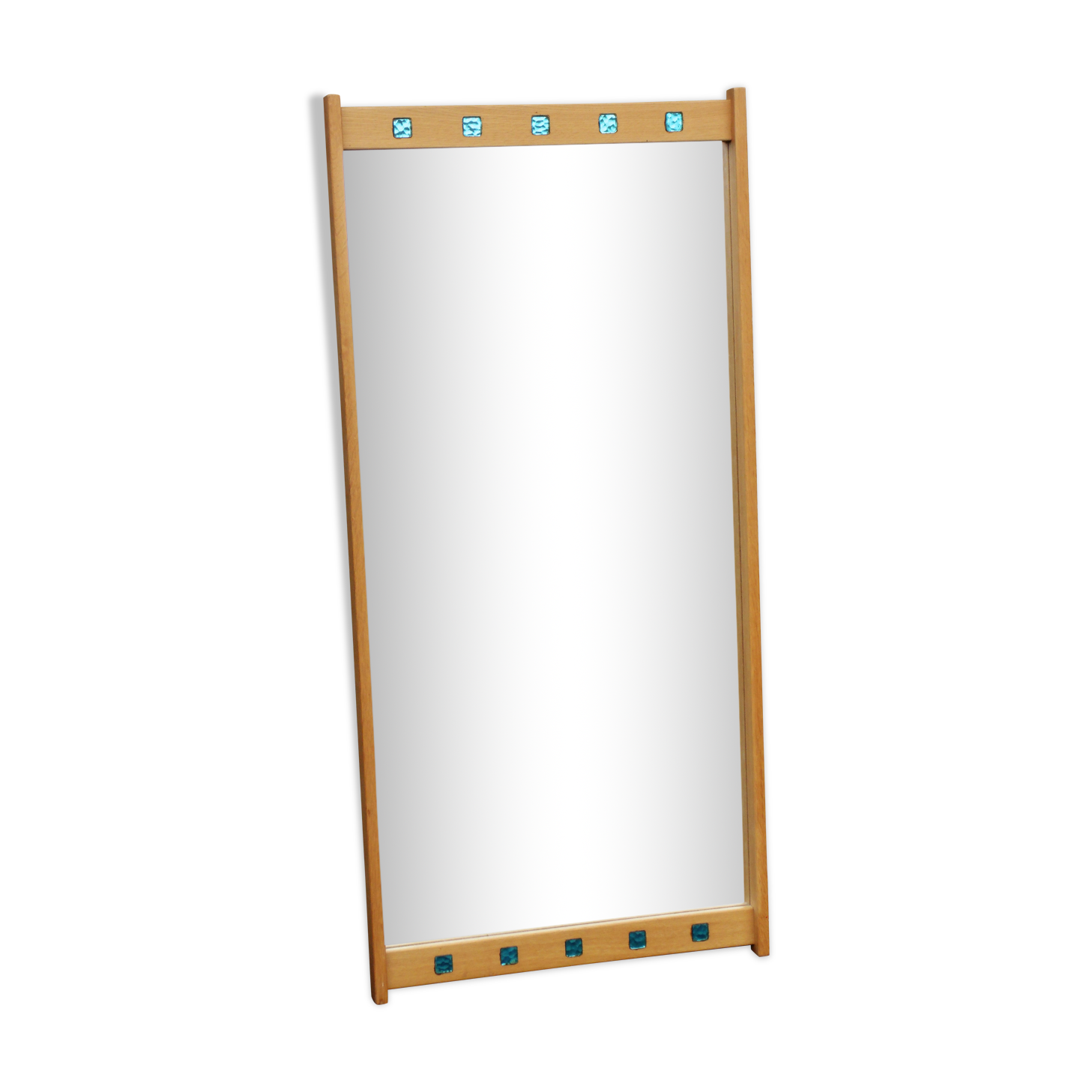 Vintage Scandinavian teak mirror Froseke Nybrofabriken 60s