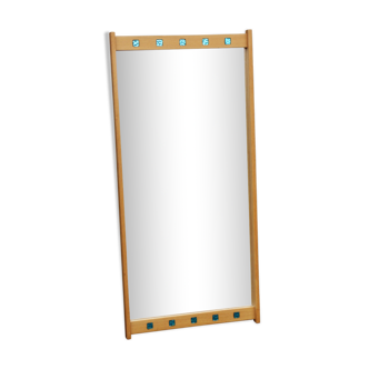 Vintage Scandinavian teak mirror Froseke Nybrofabriken 60s