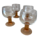 lot de 4 verres à pied neufs Luminarc / verrerie d'Arques